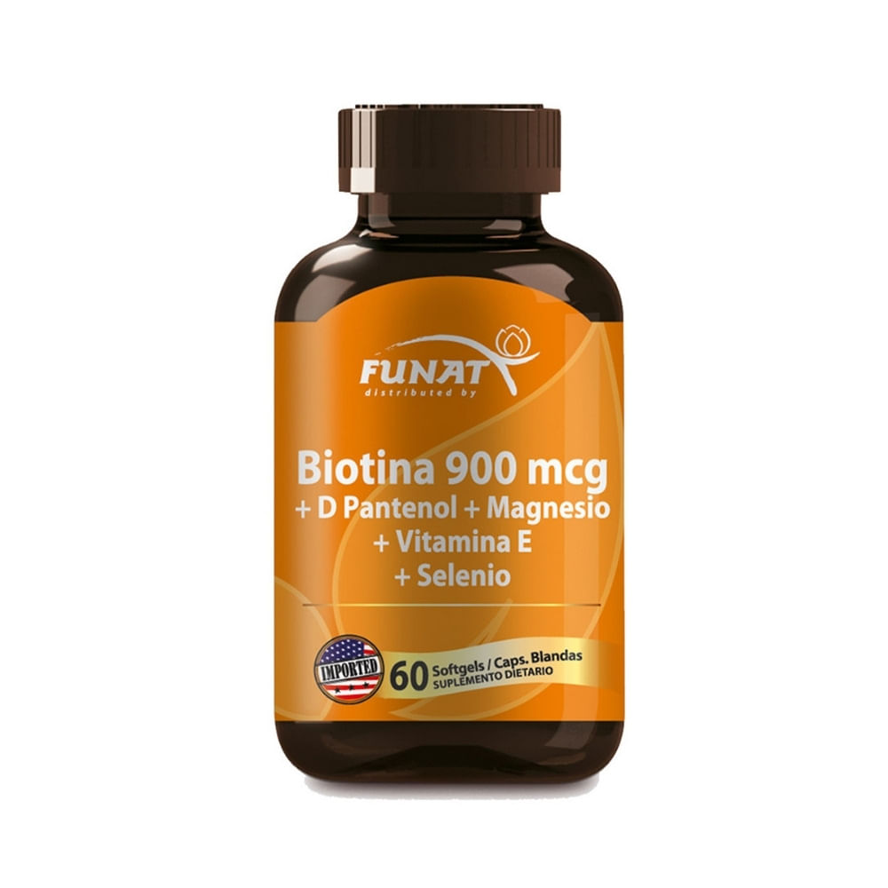 BIOTINA ULTRA FUNAT CAPSULAS 900 MCG FRASCO X 60 UNDS
