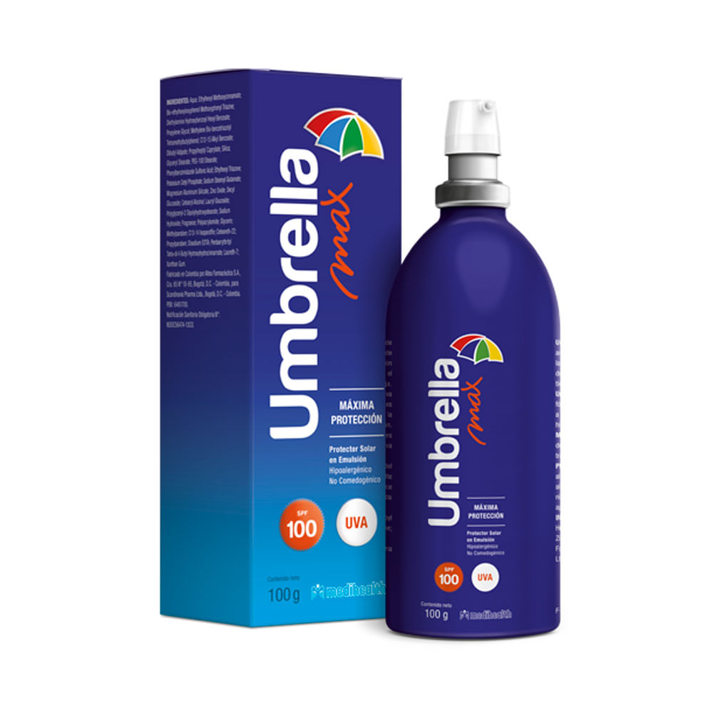 UMBRELLA MAX EMULSION SPF 100 TUBO 100 G