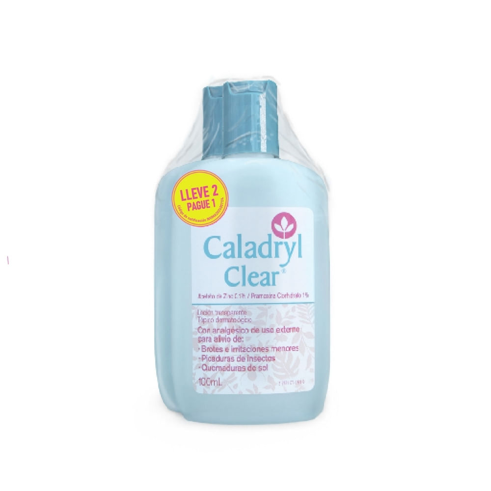 CALADRYL CLEAR LOCION PACK PAGUE 1 LLEVE 2