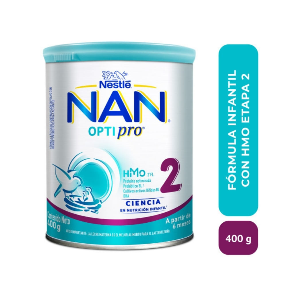 NAN OPTIPRO 2 POLVO LATA 400 G