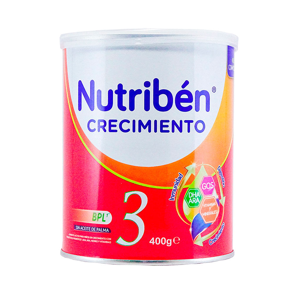 NUTRIBEN CRECIMIENTO ETAPA 3 POLVO LATA 400 G