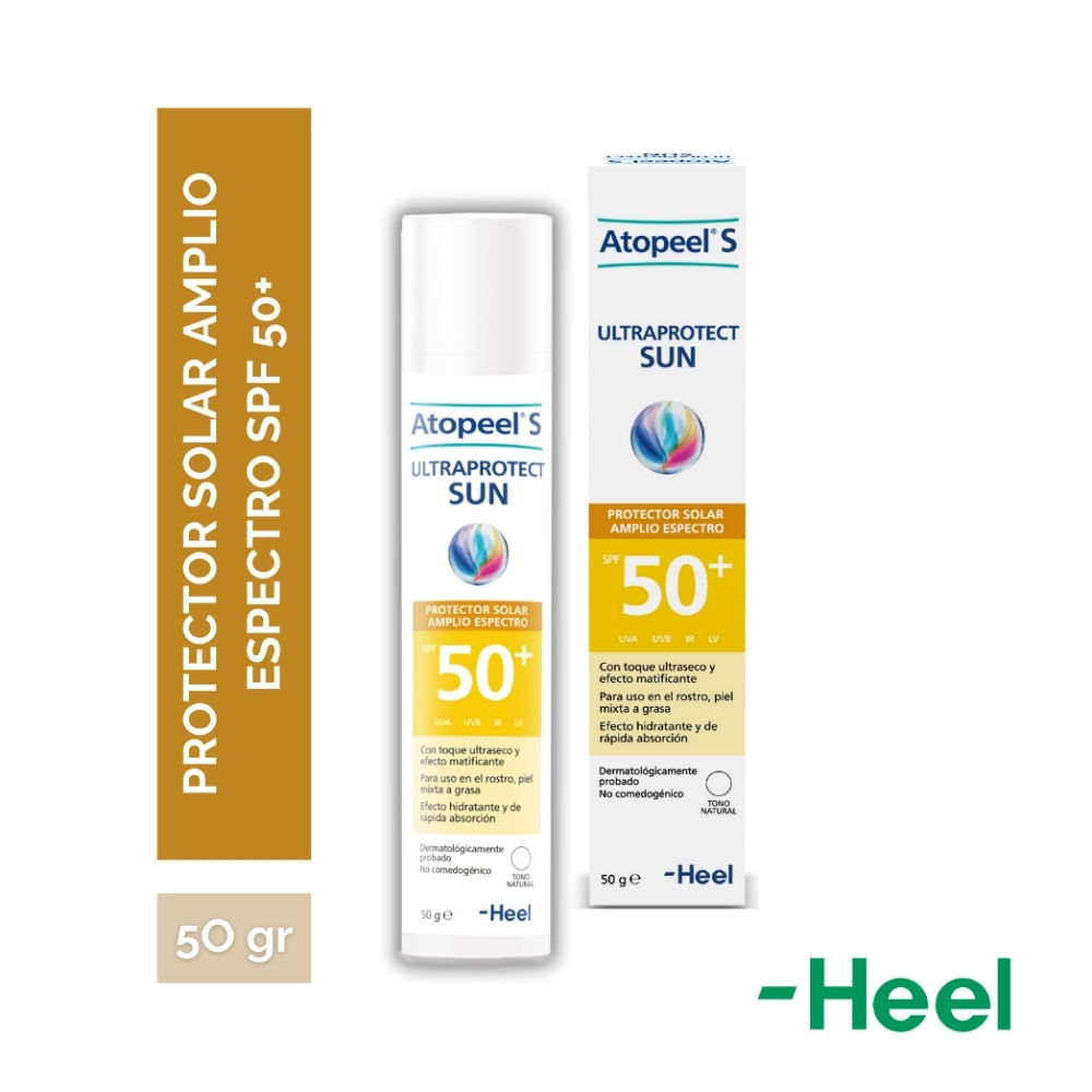 ATOPEEL S ULTRAPROTECT SUN CREMA SPF 50+ NATURAL FRASCO 50 G