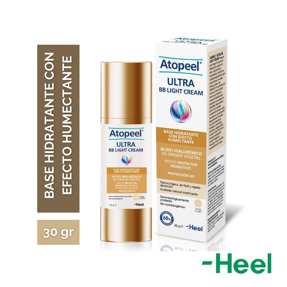 ATOPEEL ULTRA BB LIGHT CREAM BASE CLARO FRASCO 30 G