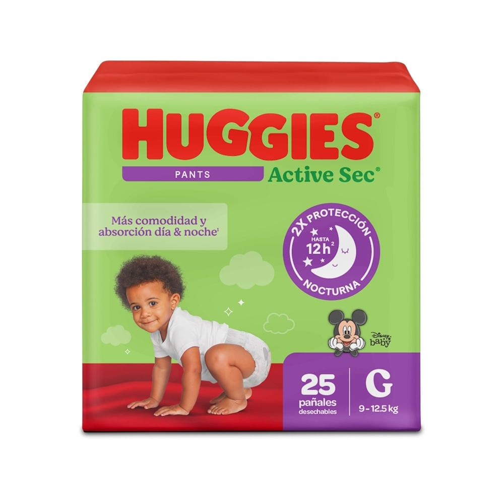 PAÑALES PANTALON HUGGIES ACTSEC ETP 3 BOLSA X 25 UNDS