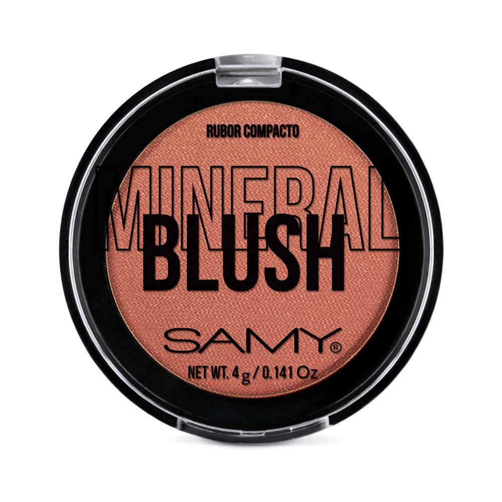 RUBOR INDIVIDUAL SIN ESPEJO SAMY 4G. #04 SALMÓN