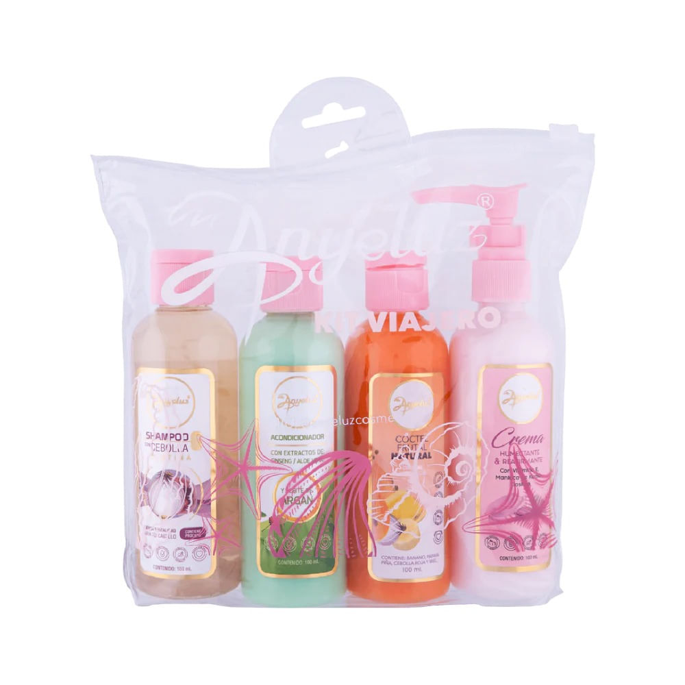 KIT VIAJERO ANYELUZ ESTUCHE X 1 UND