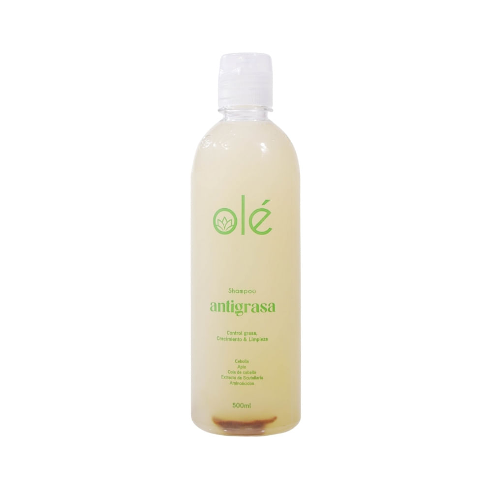 OLE SHAMPOO DE CEBOLLA Y JENGIBRE FRASCO 500 ML