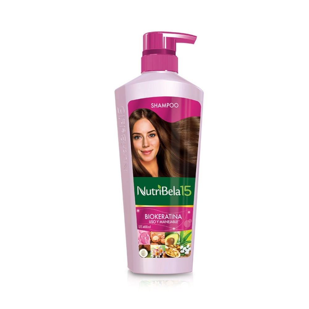 NUTRIBELA SHAMPOO SAMBA BIOKERATINA FRASCO 400 ML