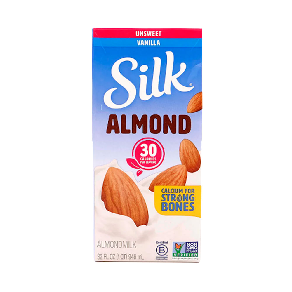 BEBIDA SILK ALMENDRA VAINILLA SIN AZUCAR CAJA 946ML