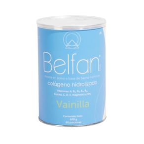 COLAGENO HIDROLIZADO BELFAN POLVO VAINILLA POTE 600 G
