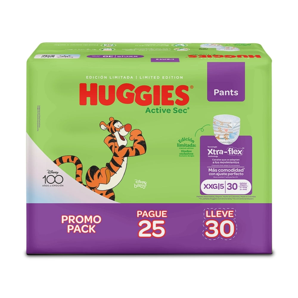 PAÑALES PANTALON HUGGIES ACTSEC ETP 5 BOLSA PAGUE 25 LLEVE 30