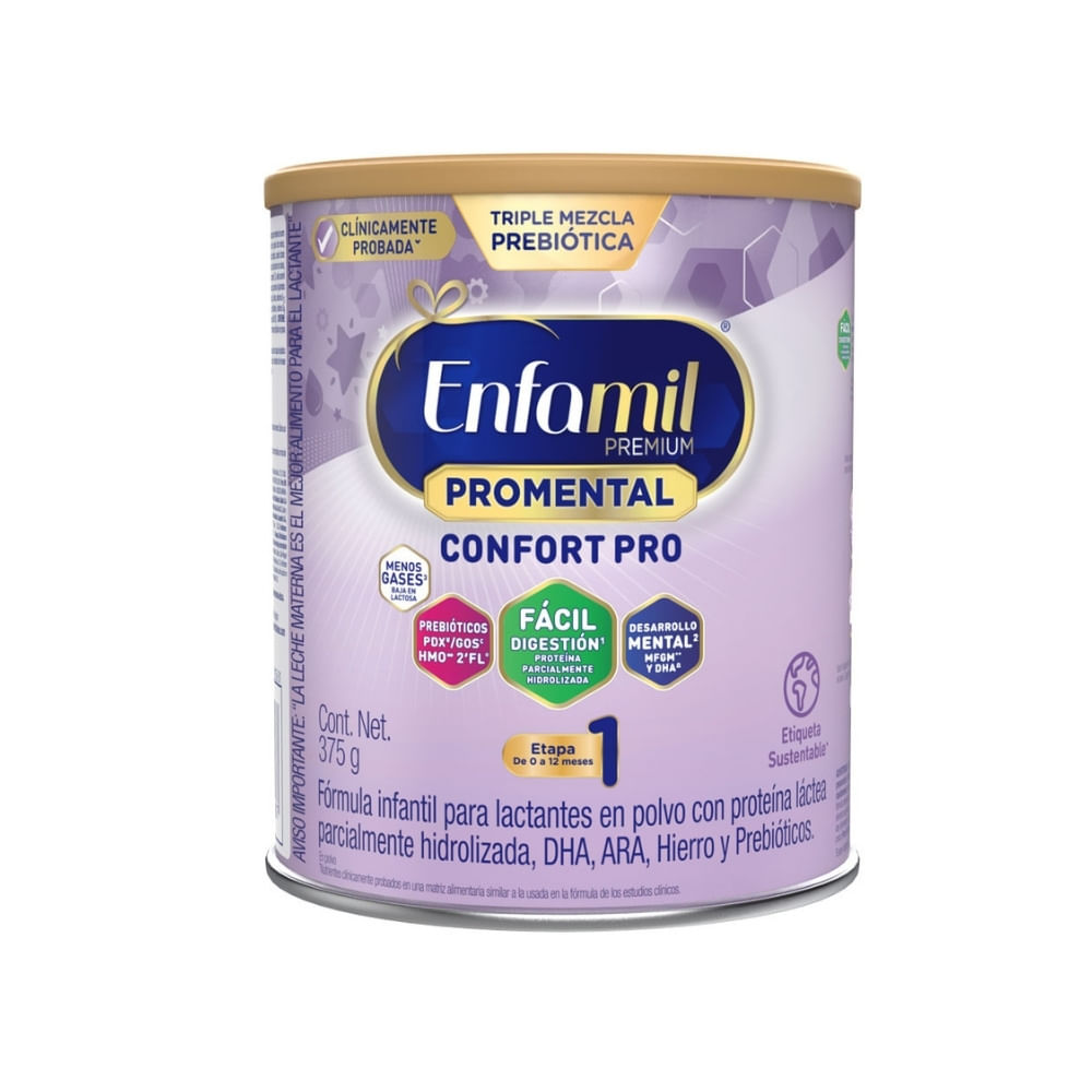 FORMULA INFANTIL ENFAMIL PREMIUM PROMENTAL CONFORT PRO LATA 375 G