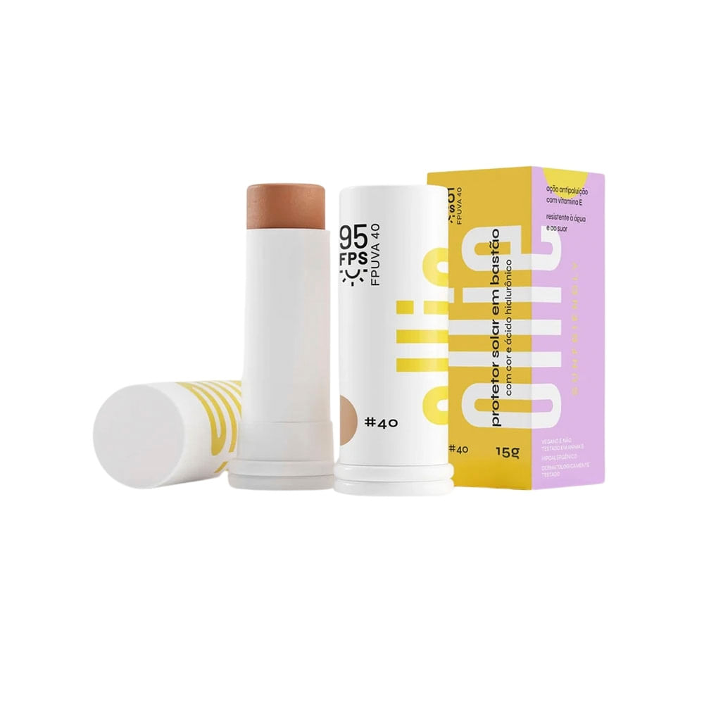 BARRA CON COLOR # 40 Y PROTECTOR SOLAR FPS 95 14 G