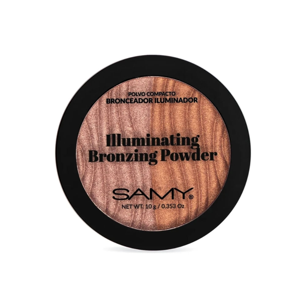 POLVO COMPACTO SAMY BRONCEADOR ILUMINADOR 10 G