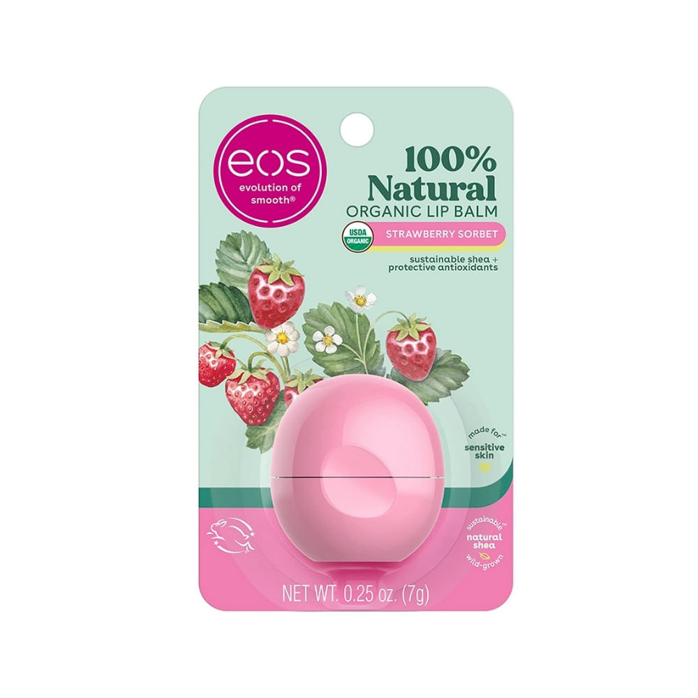BALSAMO LABIAL EOS SORBETE DE FRESA 7 G