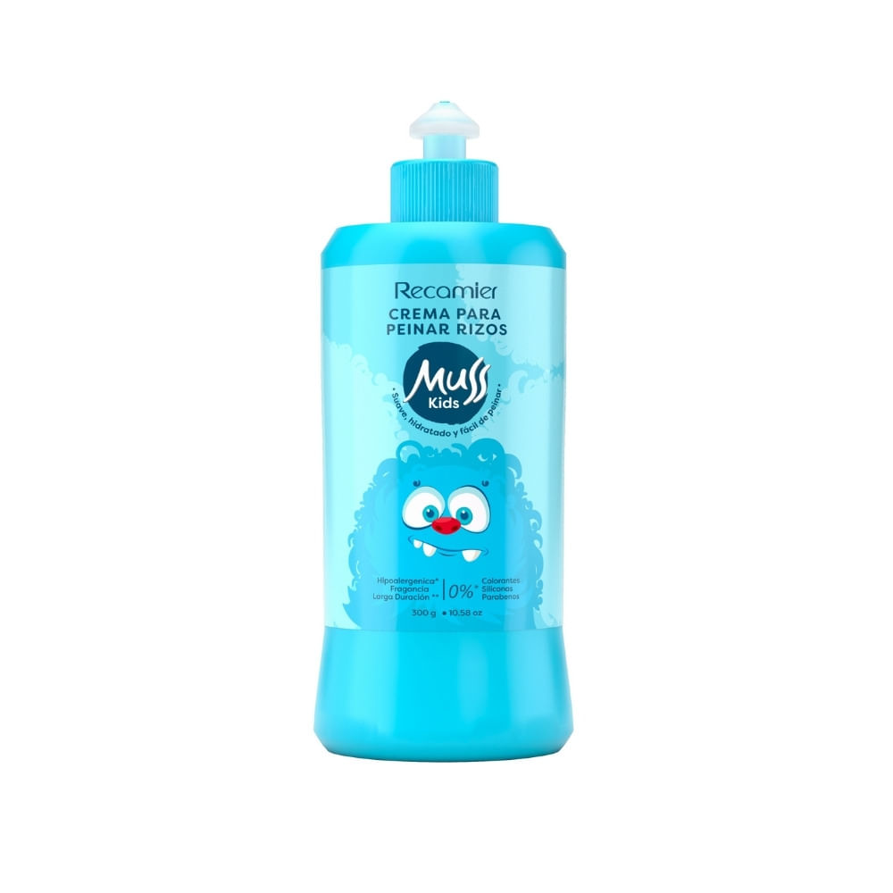 CREMA DE PEINAR MUSS KIDS RIZOS FRASCO 300 G