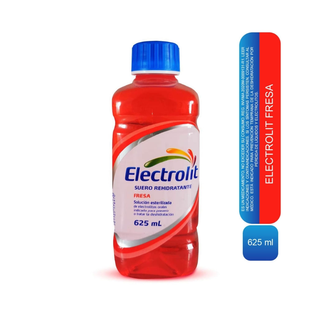 ELECTROLIT FRESA FRASCO 625 ML
