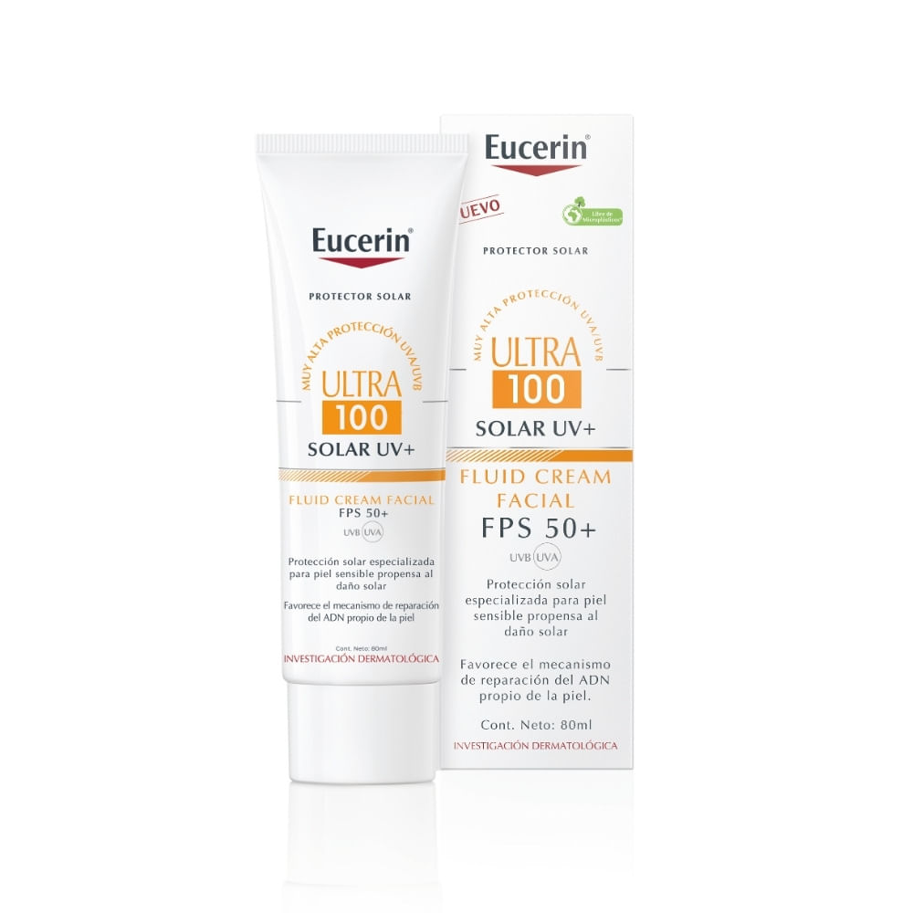 EUCERIN PROTECTOR SOLAR ULTRA 100 FLUID CAJA 80 ML