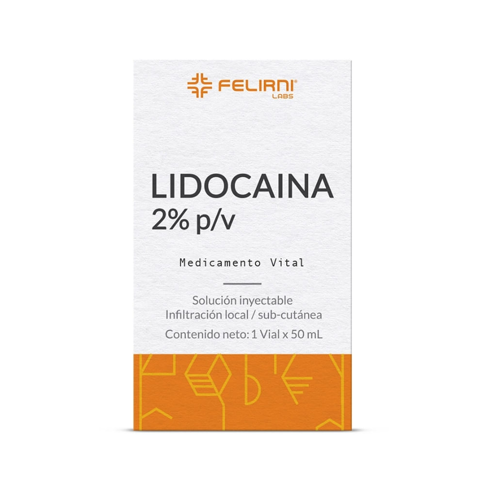 LIDOCAINA SOLUCION INYECTABLE 2 % FRASCO 50 ML