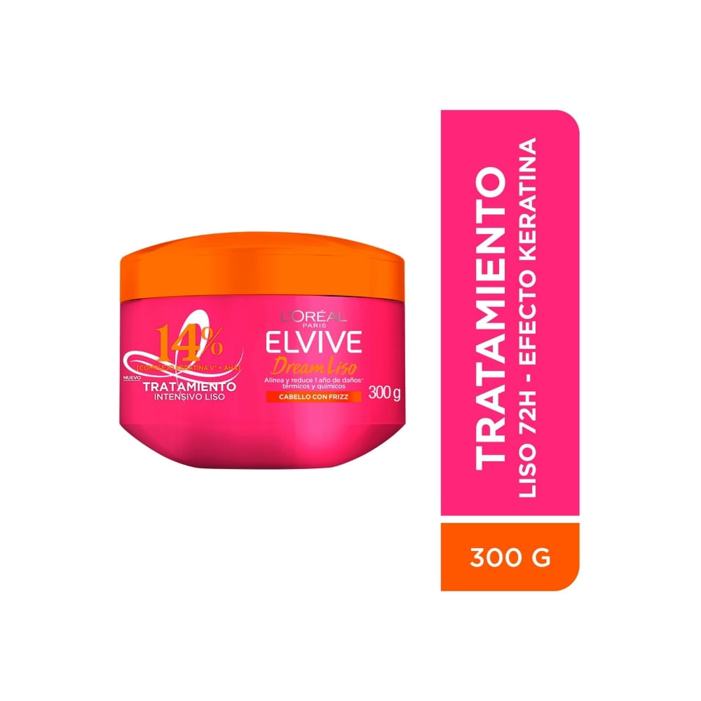 TRATAMIENTO ELVIVE DREAM LISO FRASCO 300 G