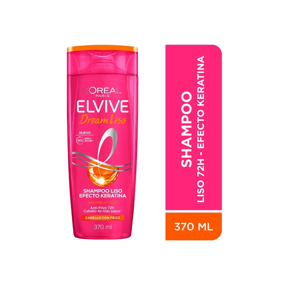 SHAMPOO ELVIVE DREAM LISO FRASCO 370 ML