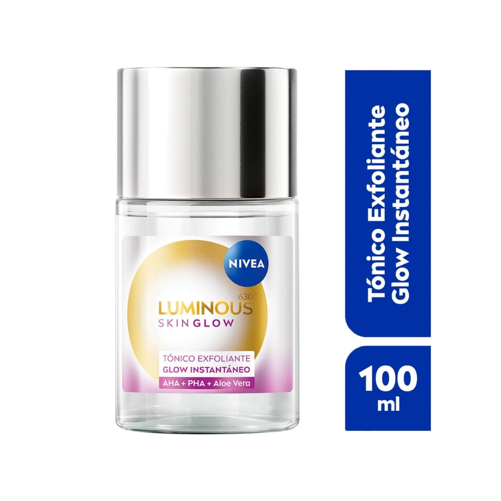 TONICO EXFOLIANTE NIVEA LUMINOUS GLOW INSTANTANEO CAJA 100 ML