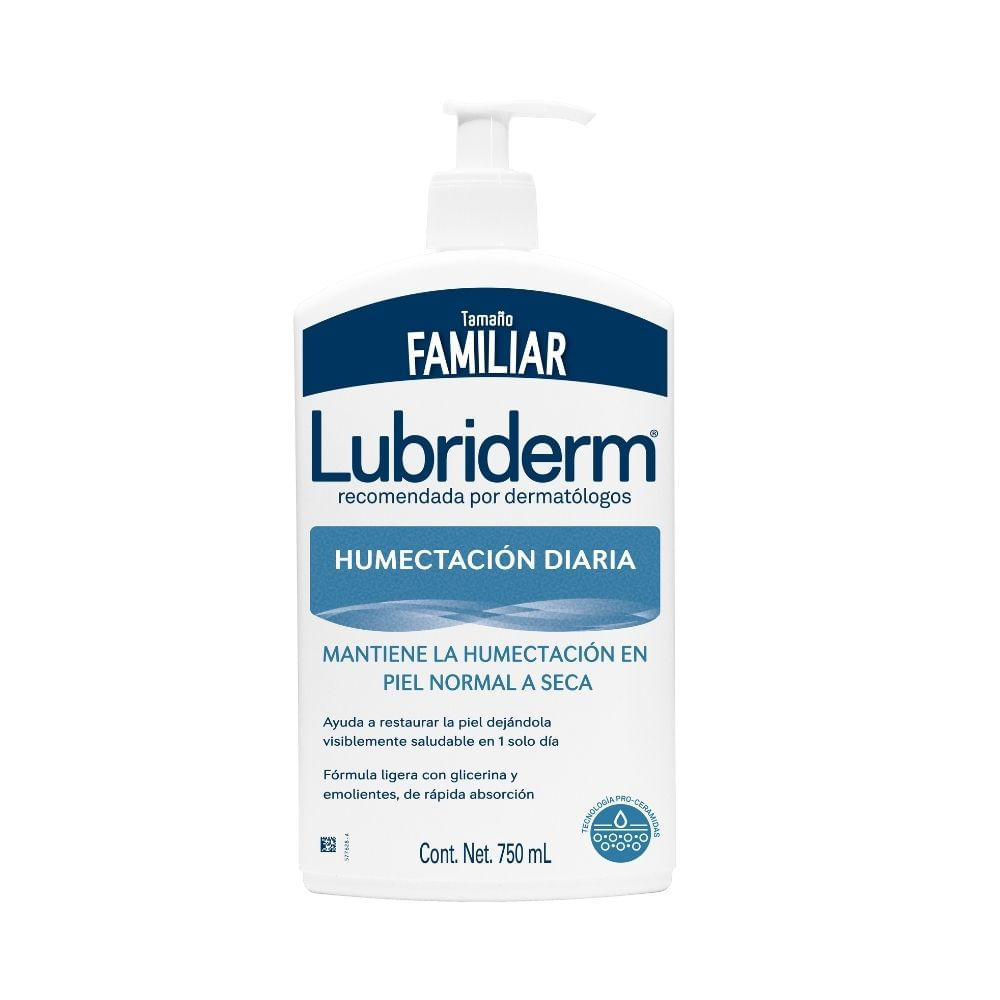 CREMA LUBRIDERM HUMECTANTE DIARIA FRASCO 750 ML