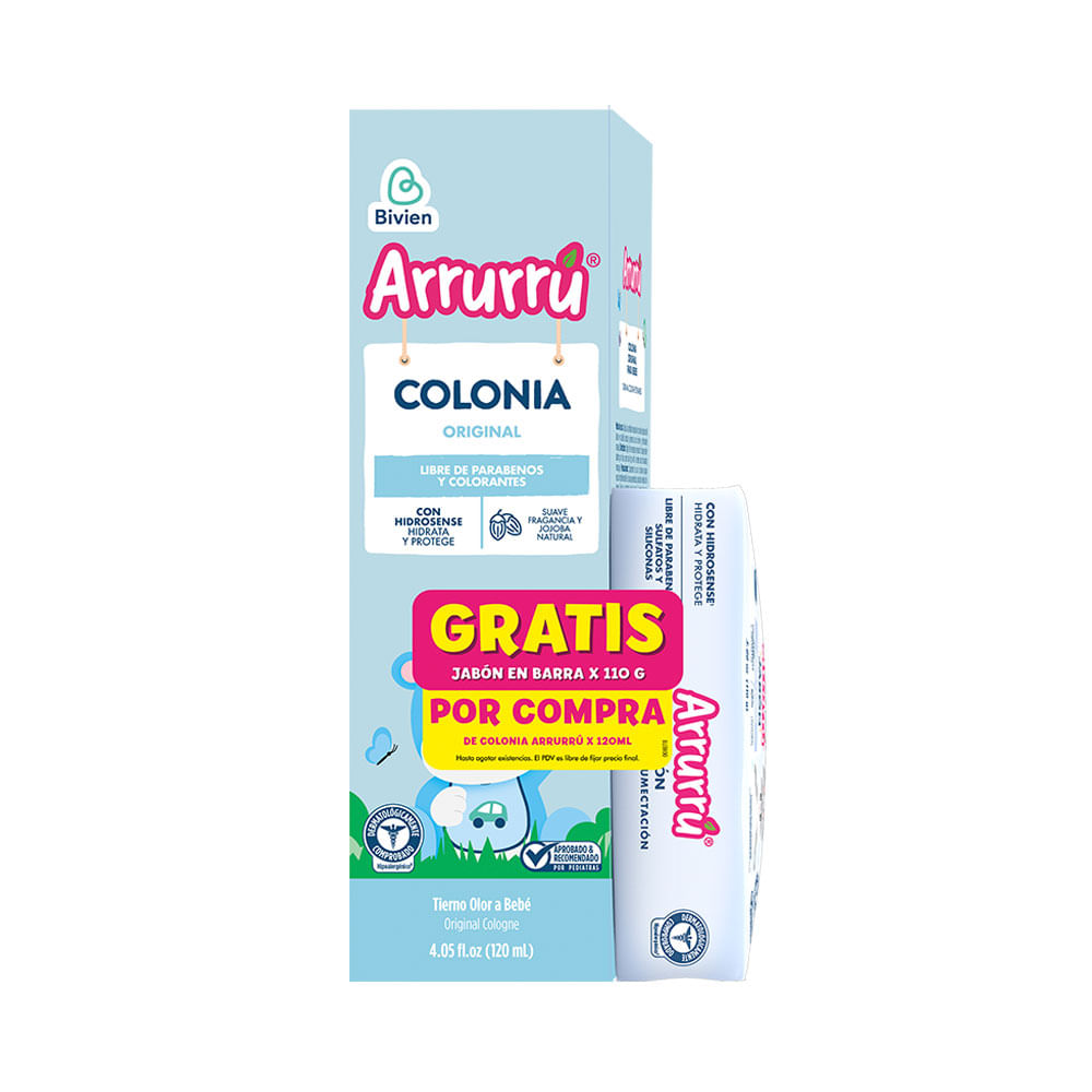 COLONIA ARRURRU ORIGINAL AZUL CAJA 120 ML