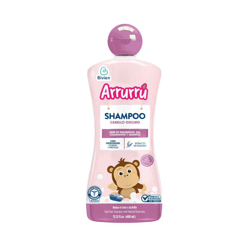 SHAMPOO ARRURRU ROMERO FRASCO 400 ML