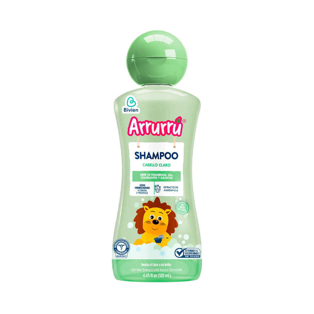 SHAMPOO ARRURRU MANZANILLA FRASCO 120 ML