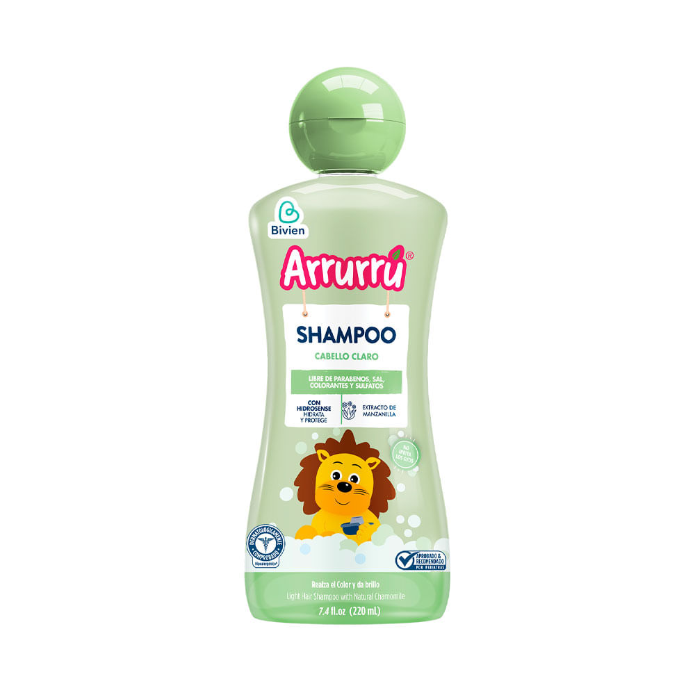 SHAMPOO ARRURRU MANZANILLA FRASCO 220 ML
