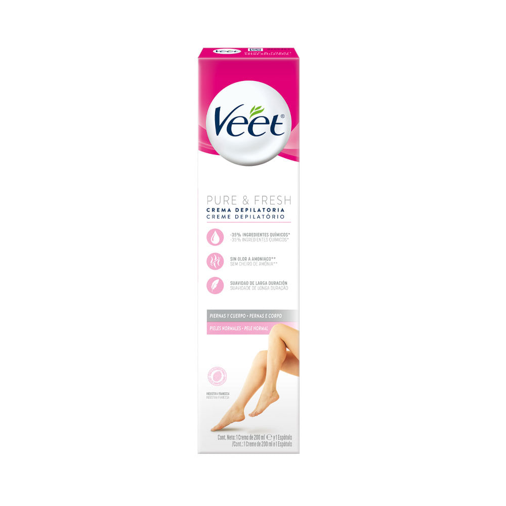 CREMA DEPILATORIA VEET PIEL NORMAL TUBO 200 ML