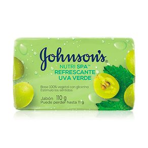 JABON JOHNSONS REFRESCANTE UVA VERDE BOLSA 110 G