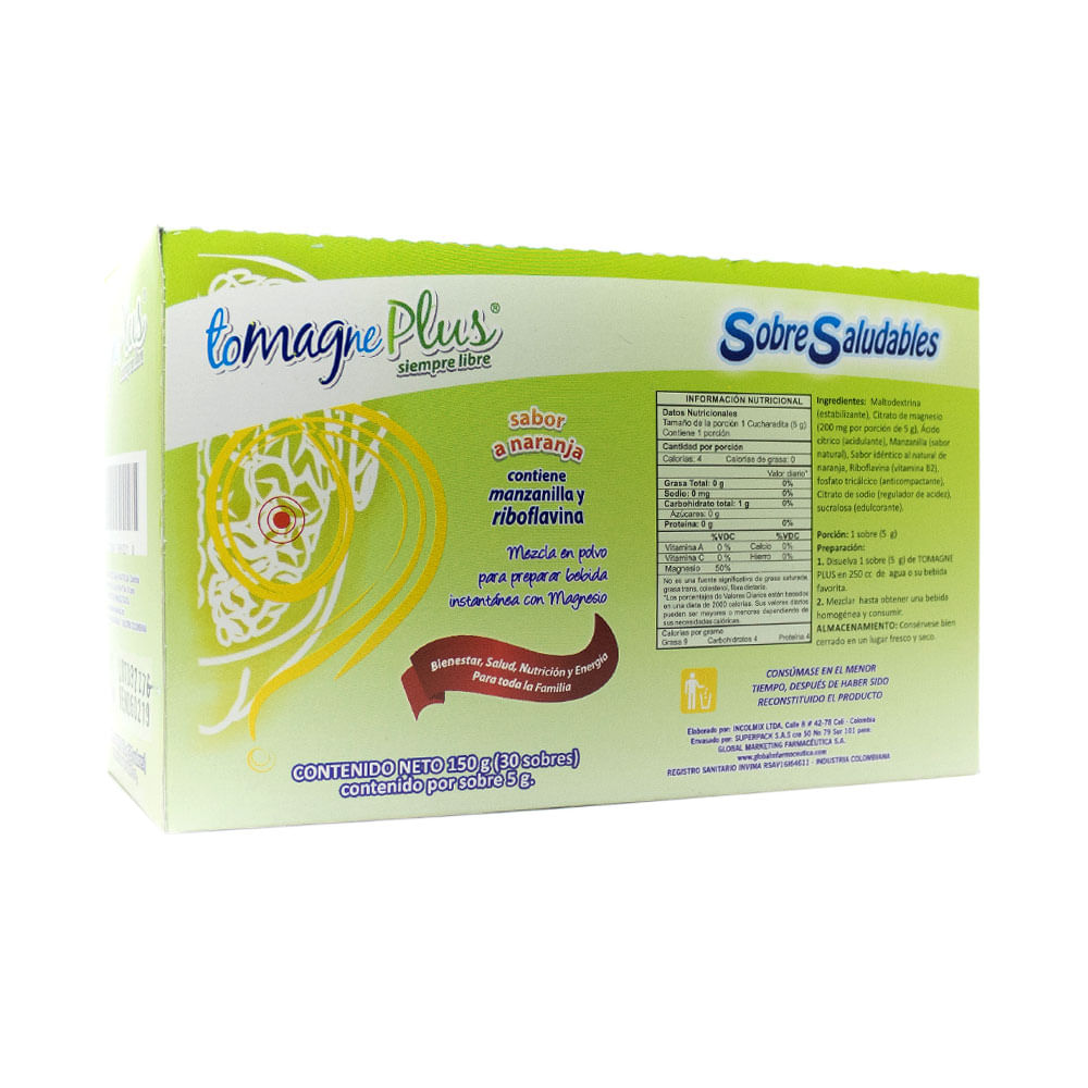 TOMAGNE PLUS POLVO 5 GR