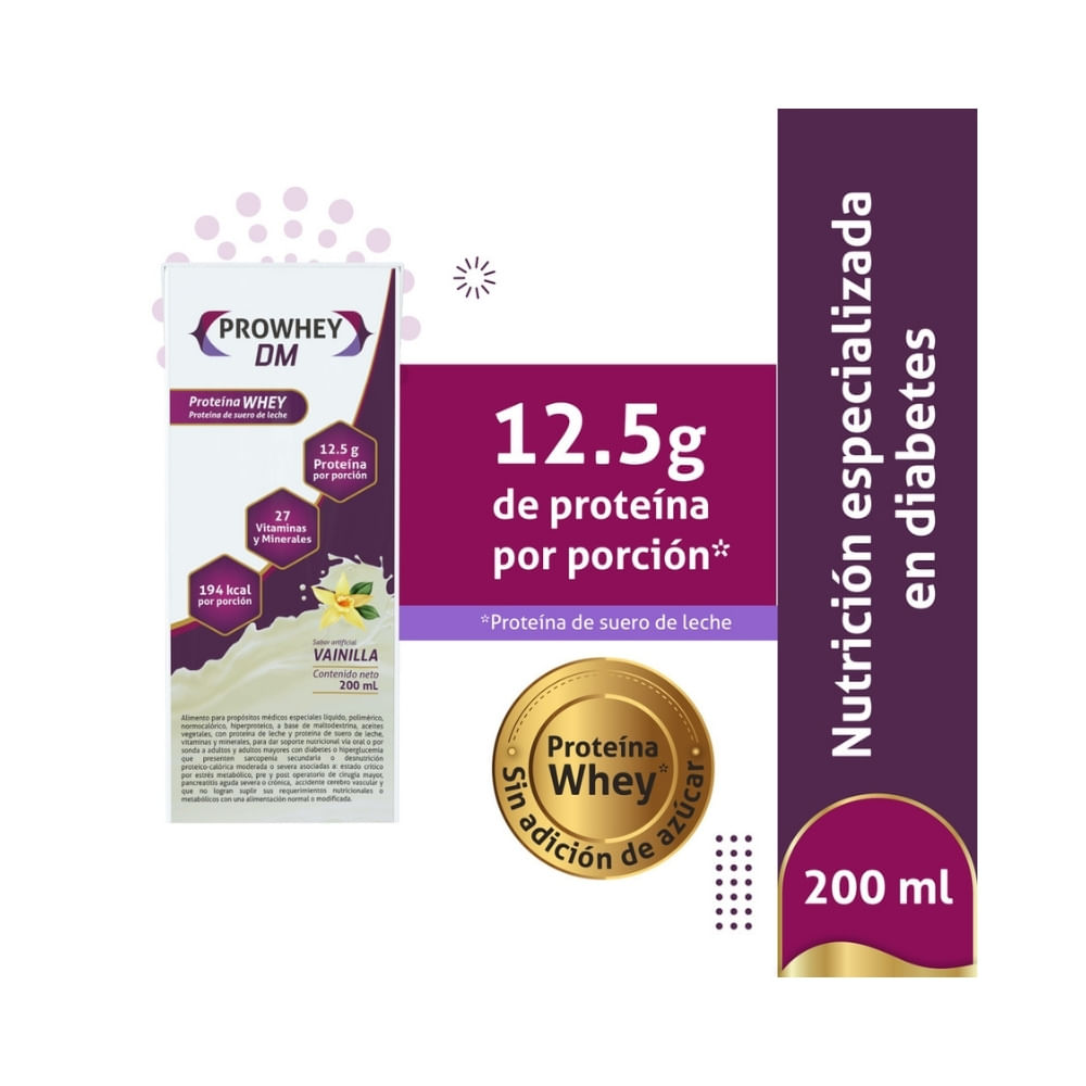 PROWHEY DM LIQUIDO CAJA 200 ML