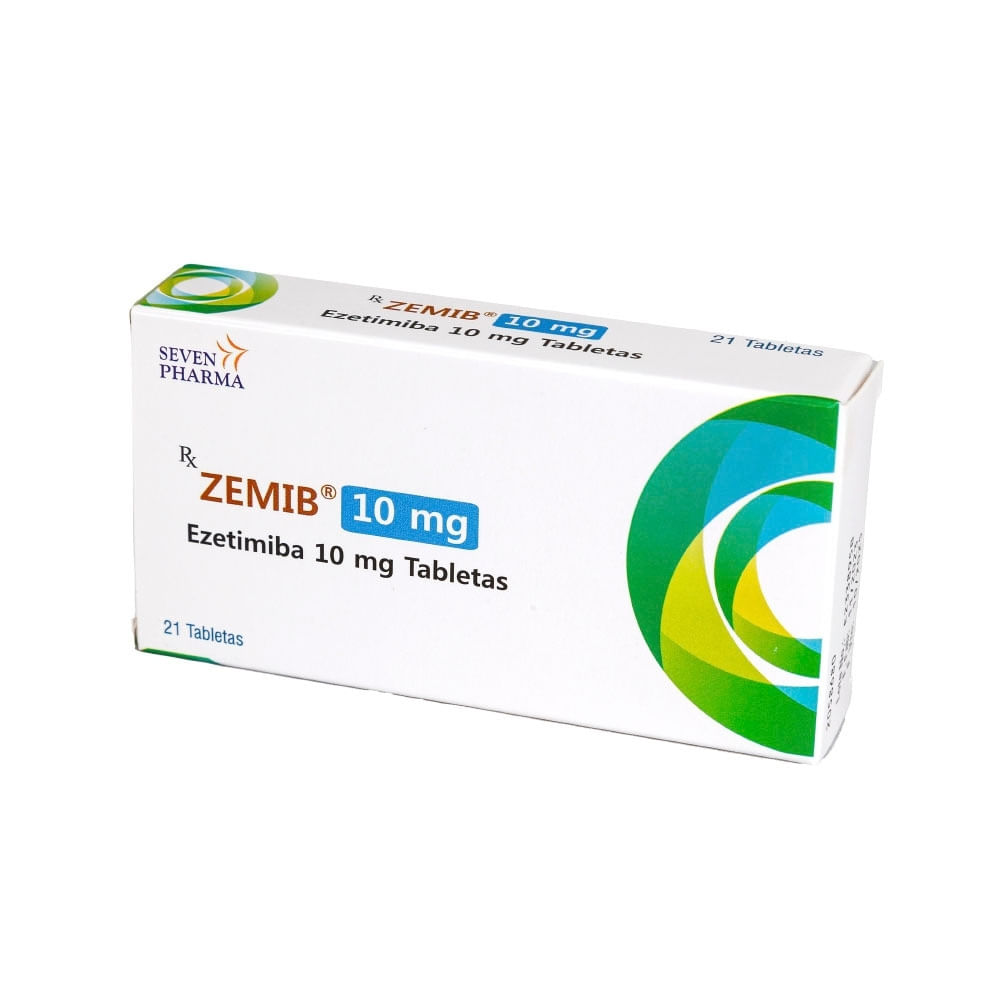 ZEMIB (EZETIMIBA) (RG) TABLETAS 10 MG CAJA X 21 UNDS