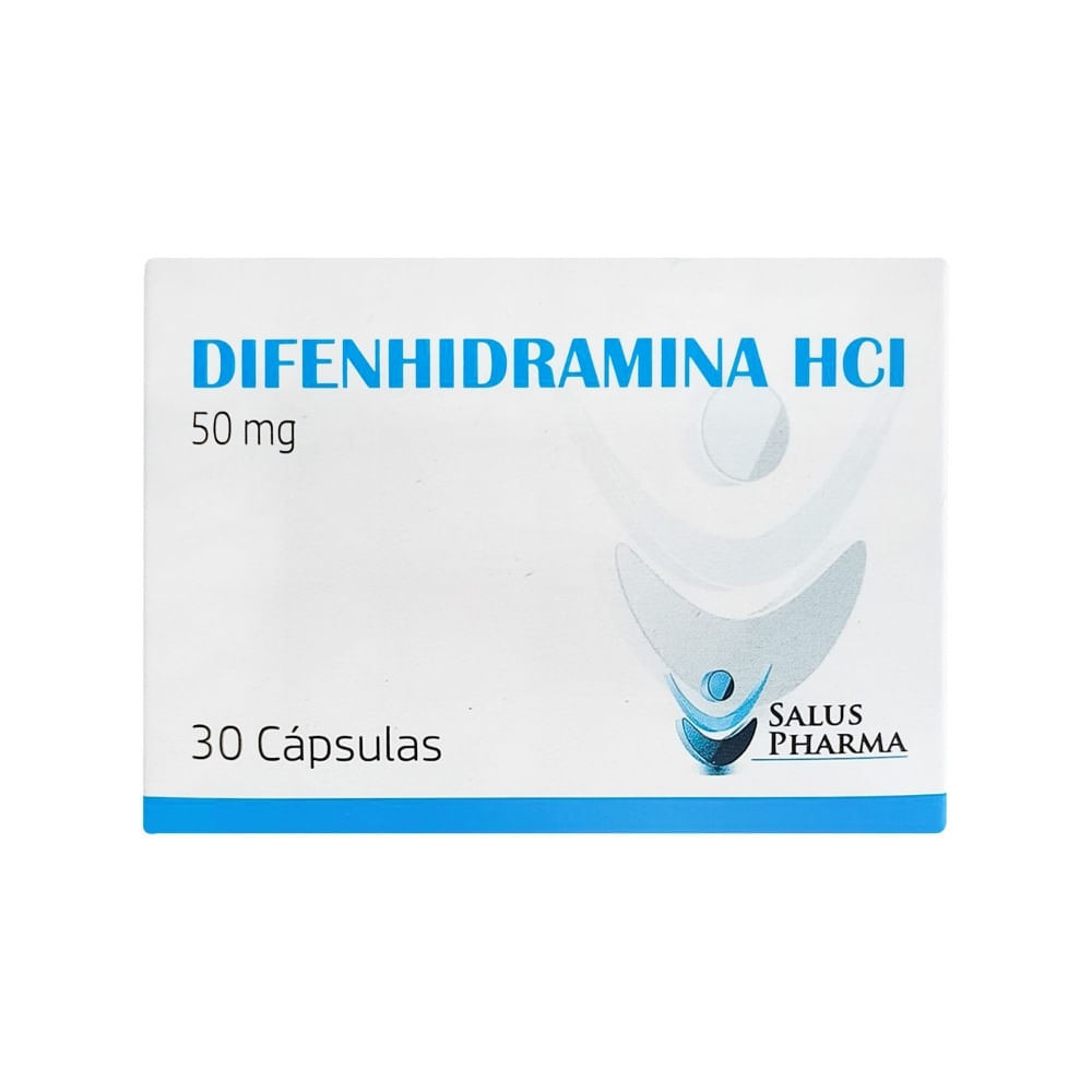 DIFENHIDRAMINA CLORHIDRATO CAPSULAS 50 MG