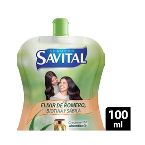 SHAMPOO SAVITAL ELIXIR DE ROMERO DOYPACK 100 ML