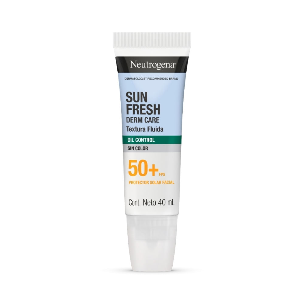 NEUTROGENA SUN FRESH DERM CARE PROTECTOR SOLAR FACIAL FPS 50+ TUBO 40 ML
