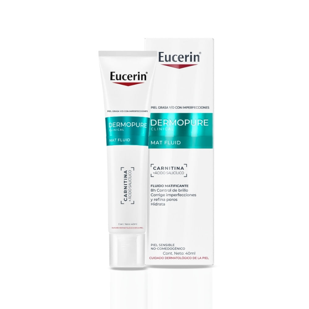 EUCERIN DERMOPURE MATIFICANTE FLUIDO FRASCO 40 ML