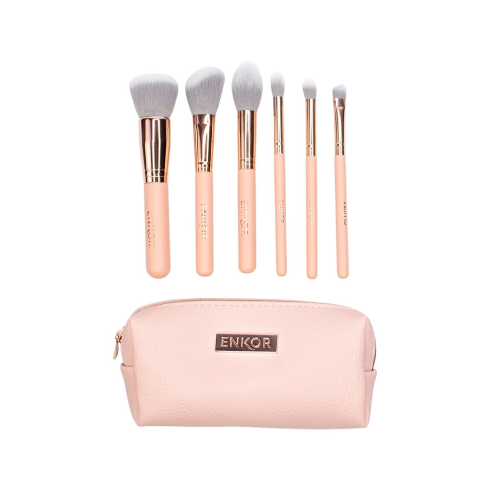 SET DE BROCHAS ENKOR ESTUCHE X 6 UNDS