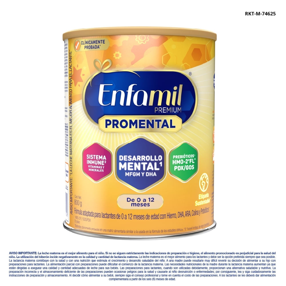 ENFAMIL PREMIUM PROMENTAL 0-12 MESES LATA 800 G