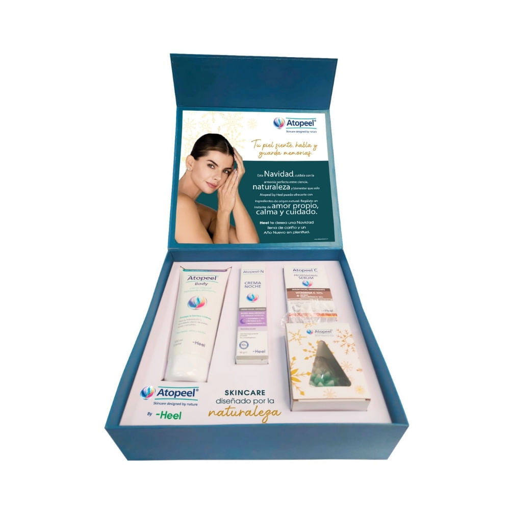 KIT NAVIDAD ATOPEEL N CREMA NOCHE+ C SERUM PROF+ BODY GRATIS CAJA X 1 UND