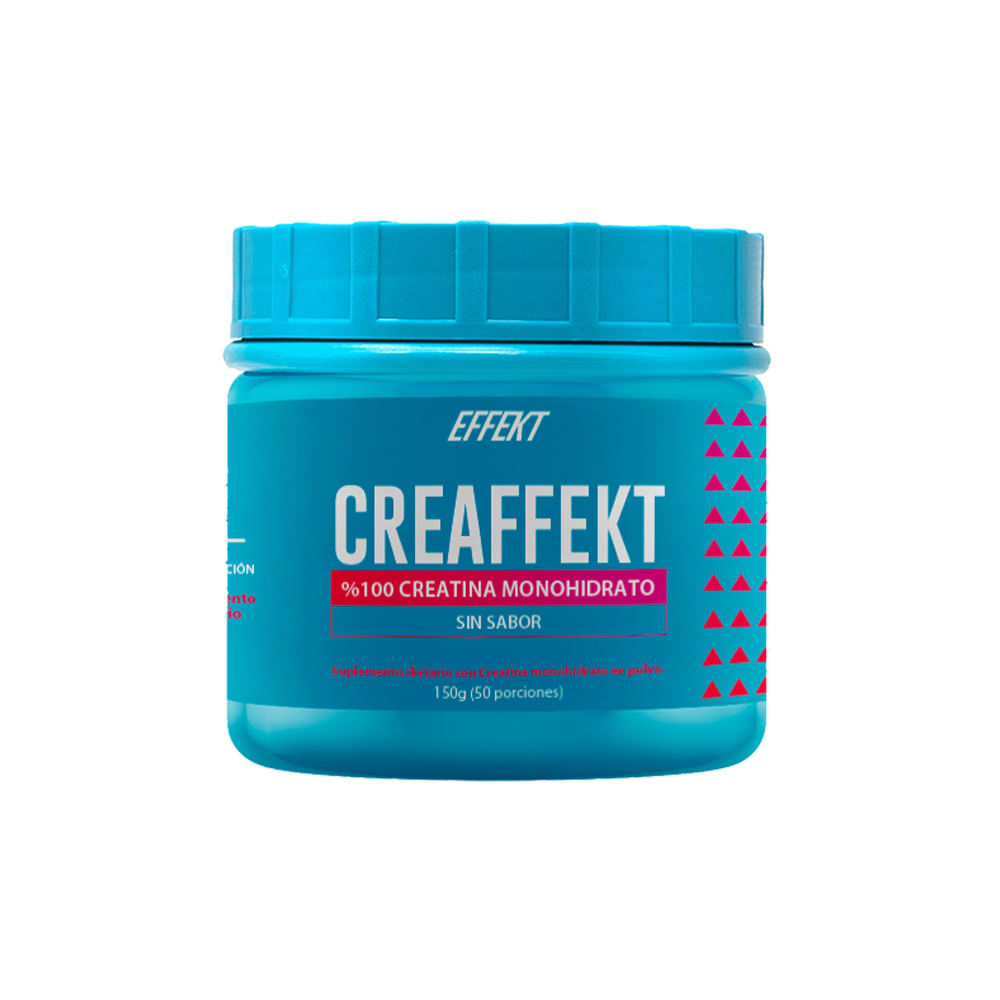 CREATINA MONOHIDRATADA EFFEKT POLVO 100% POTE 150 G