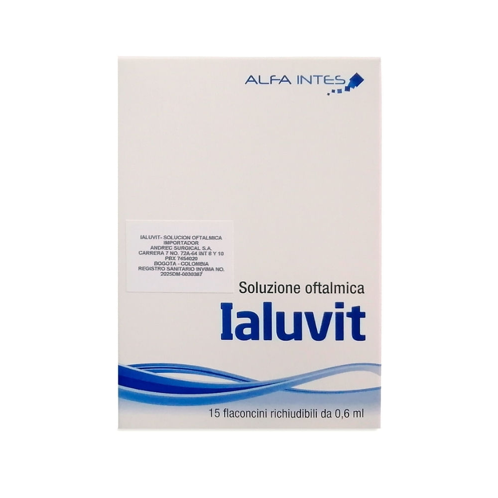 IALUVIT VIALES SOLUCION OFTALMICA CAJA X 15 UNDS
