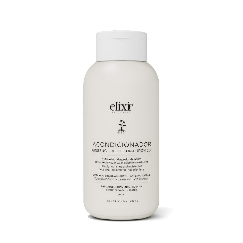 ACONDICIONADOR ELIXIR GINSENG+HIALURONICO POTE 500 ML