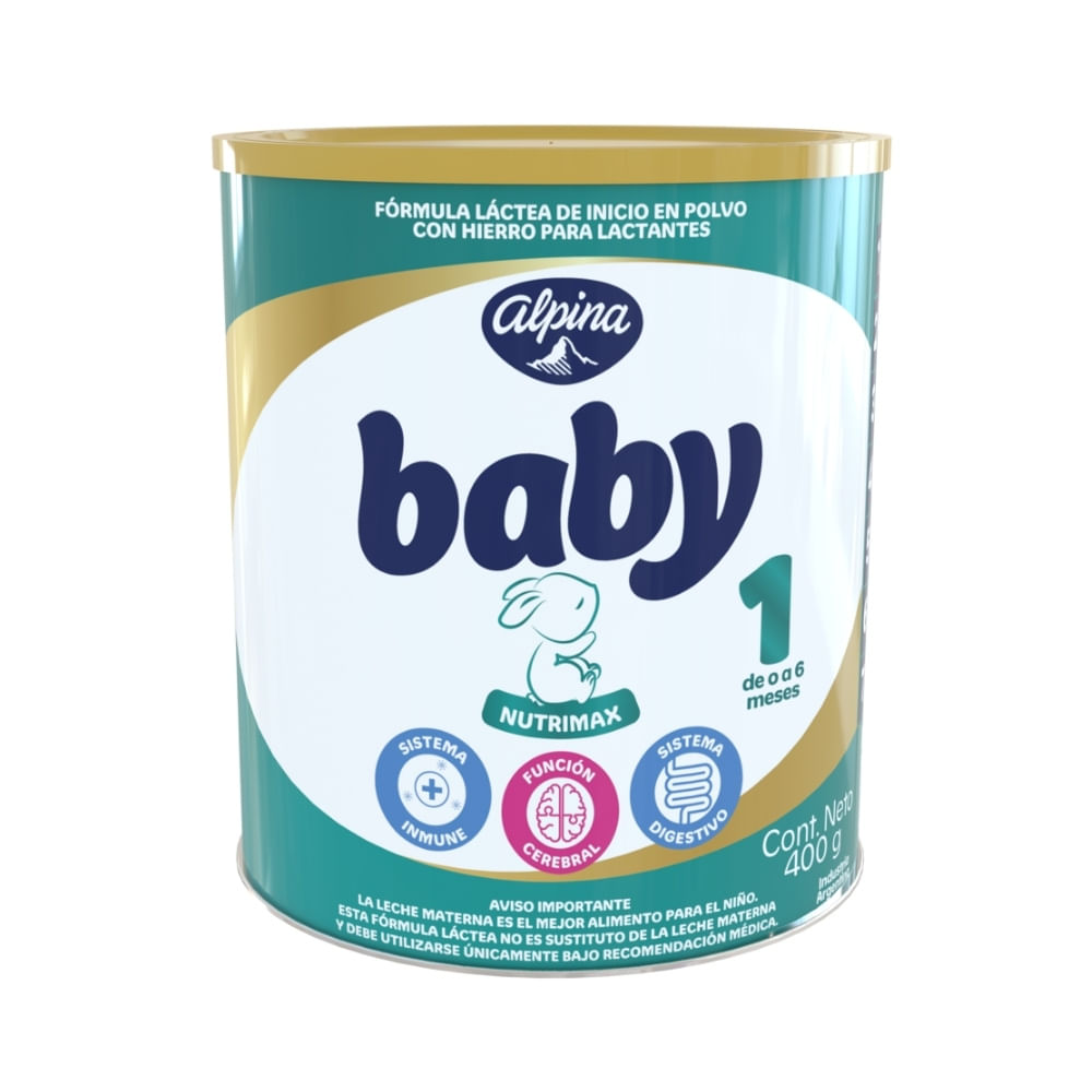 ALPINA BABY NUTRIMAX ETAPA 1 POLVO LATA 400 G