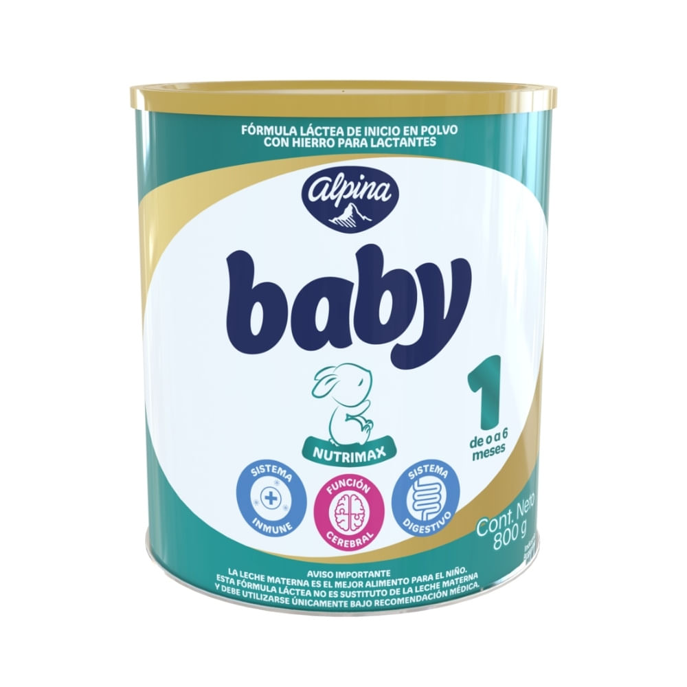 ALPINA BABY NUTRIMAX ETAPA 1 POLVO LATA 800 G