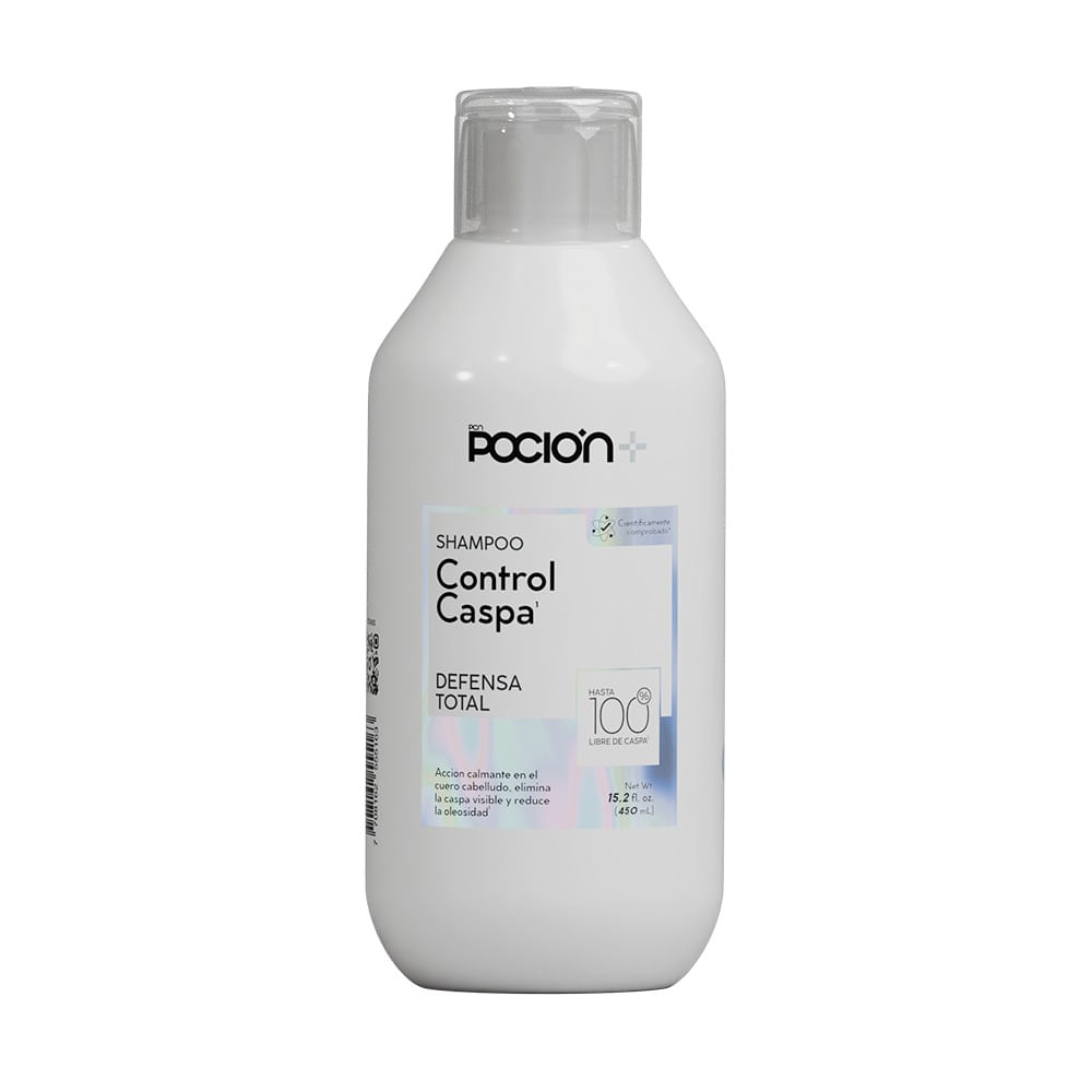 SHAMPOO CONTROL CASPA LA POCION FRASCO 450 ML