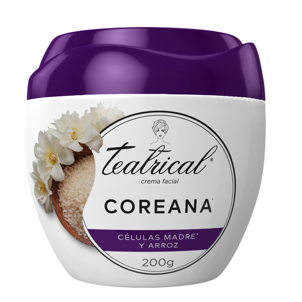 TEATRICAL COREANA CREMA HIDRATANTE POTE 200 G